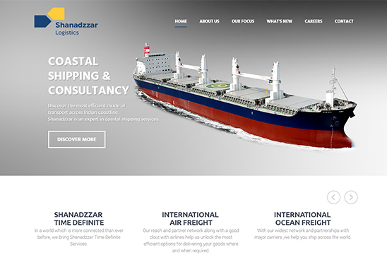Shipping & marine company website image 2