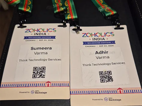 Think Technology Services team at Zoholics 2026