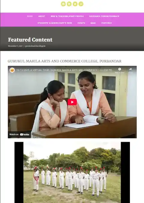 Gurukulmahilacollege.com