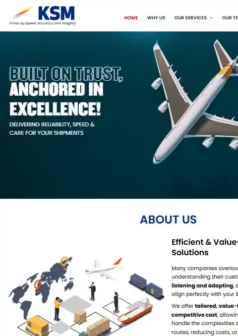 Ksmmarinelogistics.com